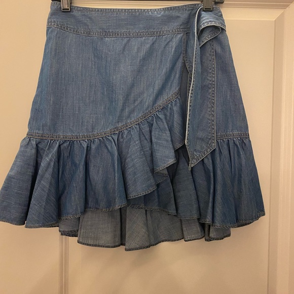 Veronica beard Memphis Denim skirt - Picture 4 of 9